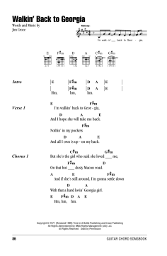 Walkin' Back To Georgia von Jim Croce (Download) 