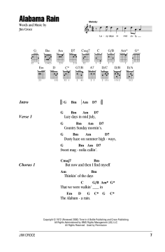 Alabama Rain von Jim Croce (Download) 