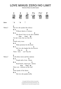 Love Minus Zero/No Limit von Bob Dylan (Download) 