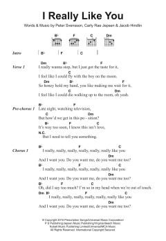 I Really Like You von Carly Rae Jepsen (Download) 