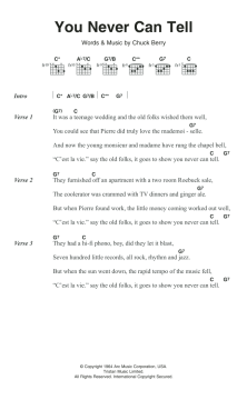 You Never Can Tell von Chuck Berry (Download) 