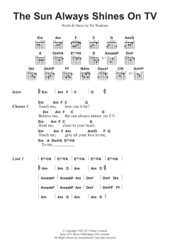 The Sun Always Shines On TV von A-HA (Download) 