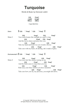 Turquoise von Donovan (Download) 