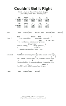 Couldn't Get It Right von Climax Blues Band (Download) 