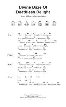 Divine Daze Of Deathless Delight von Donovan (Download) 