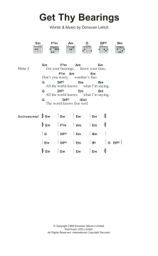 Get Thy Bearings von Donovan (Download) 