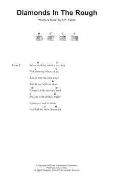 Diamonds In The Rough von The Carter Family (Download) 