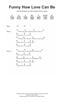 Funny How Love Can Be von John Carter (Download) 