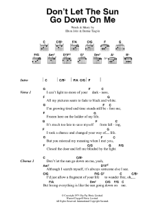 Don't Let The Sun Go Down On Me von Elton John (Download) 