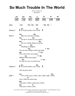 So Much Trouble In The World (Download) 
