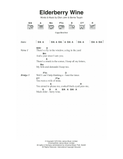 Elderberry Wine von Elton John (Download) 