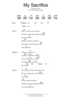 My Sacrifice von Creed (Download) 
