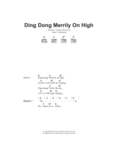 Ding Dong! Merrily On High von Traditional (Download) 