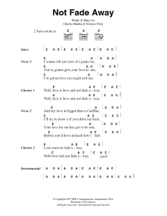 Not Fade Away von The Rolling Stones (Download) 