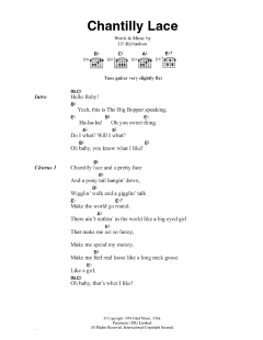 Chantilly Lace von J.P. Richardson (Download) 