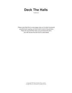 Deck The Halls (Download) 