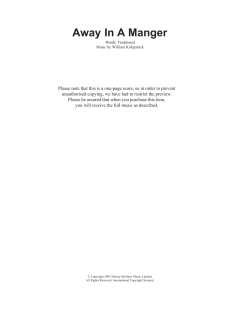 Away In A Manger (Download) 