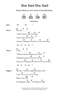 She Said She Said von The Beatles (Download) 