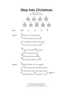 Step Into Christmas von Elton John (Download) 