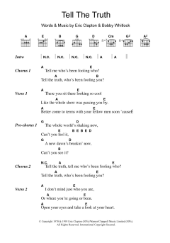 Tell The Truth von Eric Clapton (Download) 