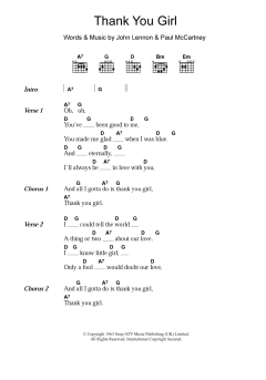 Thank You Girl von The Beatles (Download) 