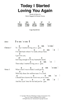 Today I Started Loving You Again von Merle Haggard (Download) 