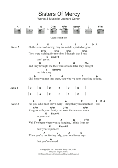 Sisters Of Mercy von Leonard Cohen (Download) 