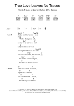 True Love Leaves No Traces von Leonard Cohen (Download) 