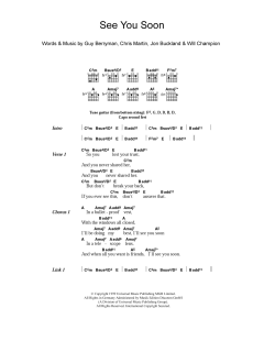 See You Soon von Coldplay (Download) 