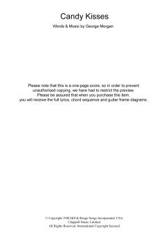 Candy Kisses von George Morgan (Download) 