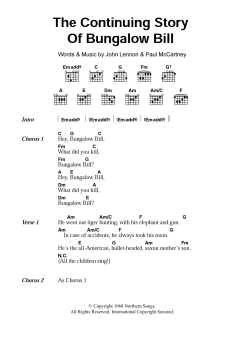The Continuing Story Of Bungalow Bill von The Beatles (Download) 