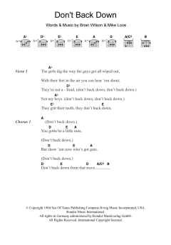 Don't Back Down (Download) 