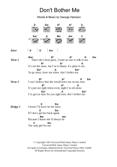 Don't Bother Me von The Beatles (Download) 