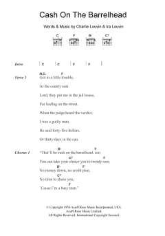 Cash On The Barrelhead (Download) 