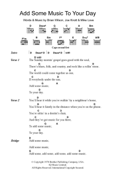 Add Some Music To Your Day (Download) 