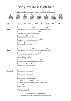 Baby You're A Rich Man von The Beatles (Download) 