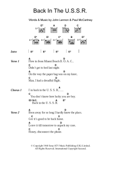 Back In The U.S.S.R. von The Beatles (Download) 