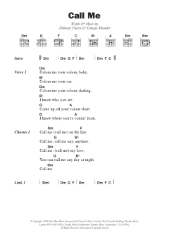 Call Me von Blondie (Download) 