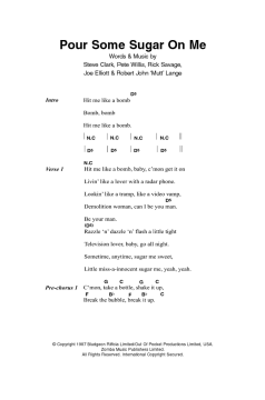 Pour Some Sugar On Me von Def Leppard (Download) 