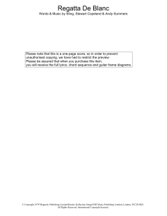 Regatta De Blanc von The Police (Download) 