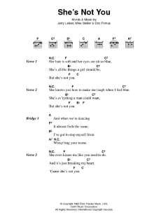 She's Not You von Elvis Presley (Download) 