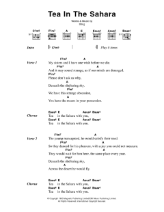 Tea In The Sahara von The Police (Download) 