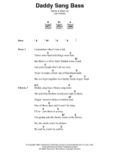 Daddy Sang Bass von Johnny Cash (Download) 