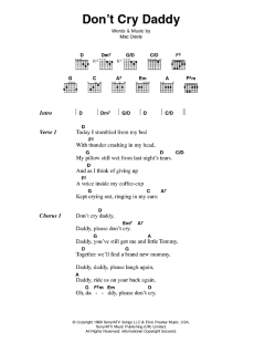 Don't Cry Daddy von Elvis Presley (Download) 