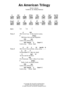 An American Trilogy von Elvis Presley (Download) 