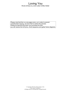 Loving You von Elvis Presley (Download) 