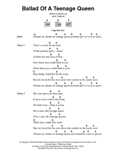 Ballad Of A Teenage Queen von Johnny Cash (Download) 