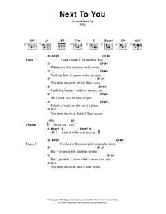 Next To You von The Police (Download) 