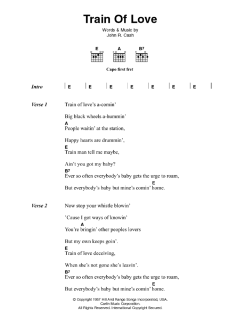 Train Of Love (Download) 