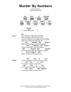 Murder By Numbers von The Police (Download) 